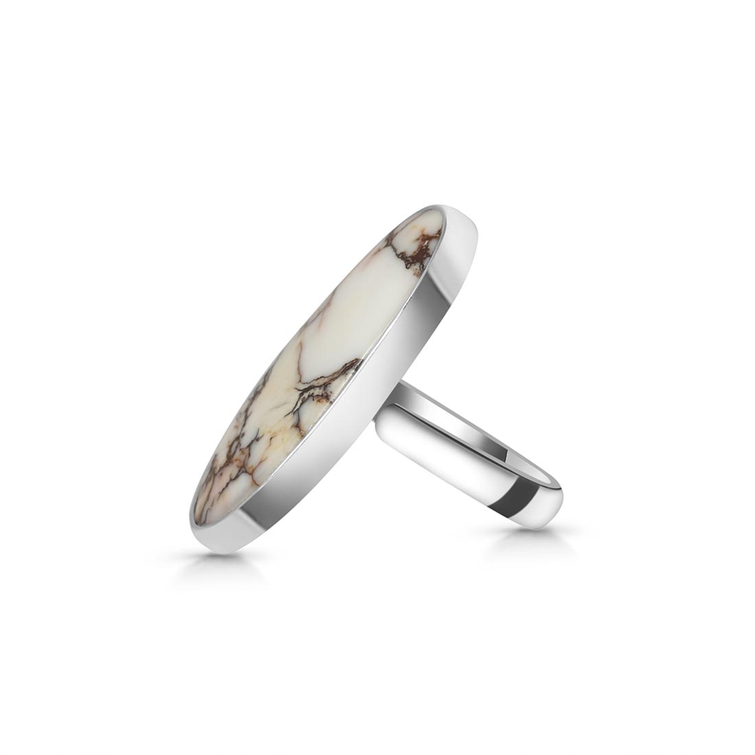 Wild Horse Jasper Adjustable Ring-(WOJ-R-39)